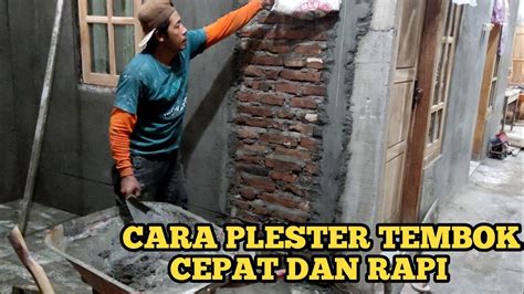 cara plester tembok cepat dan rapi - wethersfieldchildhood.com
