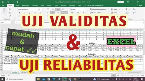 Cara Uji Validitas dan Reliabilitas - Ruang Jurnal - wintechmobiles.com