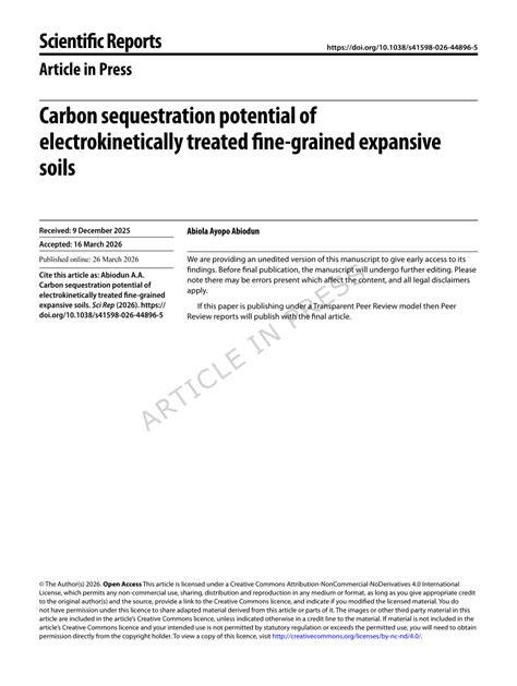 Carbon sequestration potential of electrokinetically treated fine ... - raincitystudios.com