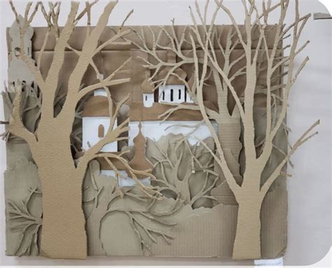 Cardboard Relief Scenes - WHS ART - muktibox.com