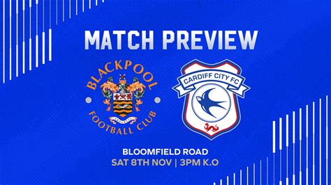 Cardiff vs Blackpool Prediction, Tip and Match Preview - Saturday 21st ... - muktibox.com
