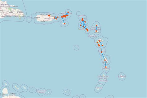 Caribbean Ferry Map and Index - Howder's - wintechmobiles.com