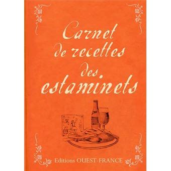 CARNET DE RECETTES DES ESTAMINETS