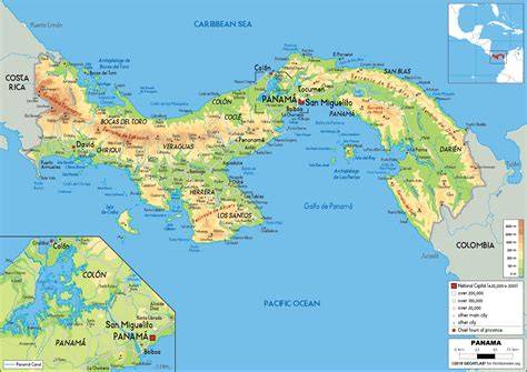 Carte Panama - Plan Panama - raincitystudios.com