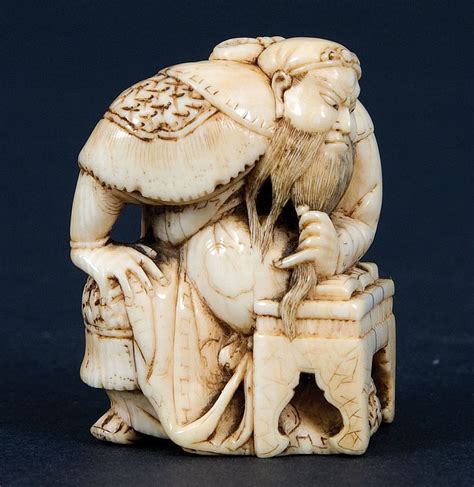 CARVED IVORY NETSUKE Pricing Guides Dictionary & Values