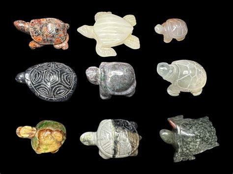 Carved Turtle Stones - Etsy - muktibox.com