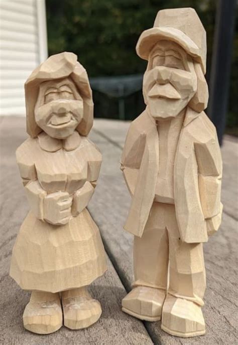 Carved Wood Figures - Etsy - muktibox.com