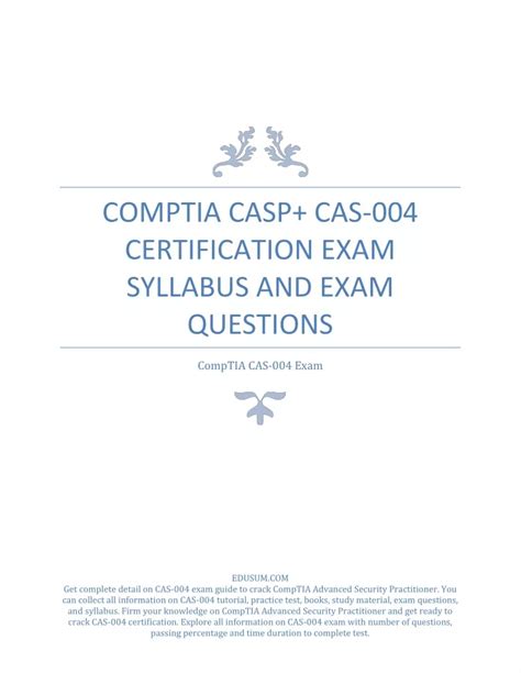 CAS-004 Originale Fragen