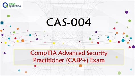 CAS-004 Prüfungsinformationen