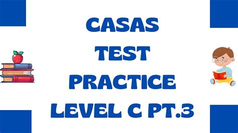 CASAS Test Practice Level C PT.3 YouTube