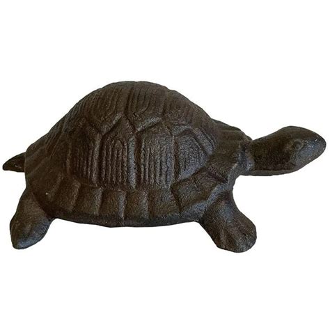 Cast Iron Tortoise Statue - Round Wood of Mayfield - muktibox.com
