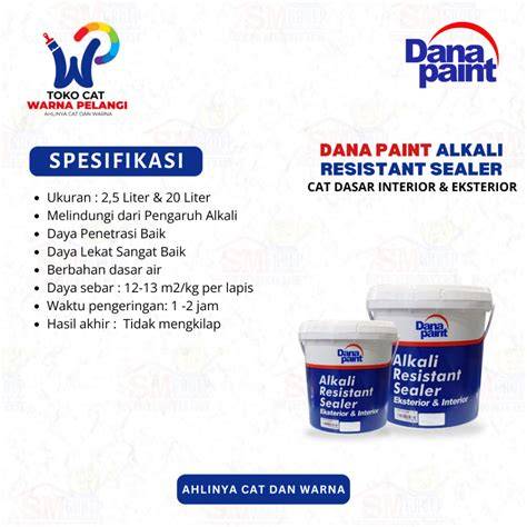 Cat Dasar Dana Paint Alkali Resistant Sealer - raincitystudios.com