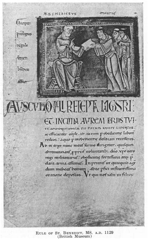 CATHOLIC ENCYCLOPEDIA: The Benedictine Order - New Advent