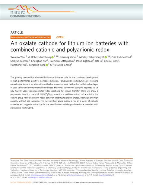 Cationic and anionic redox in lithium-ion based batteries - wintechmobiles.com