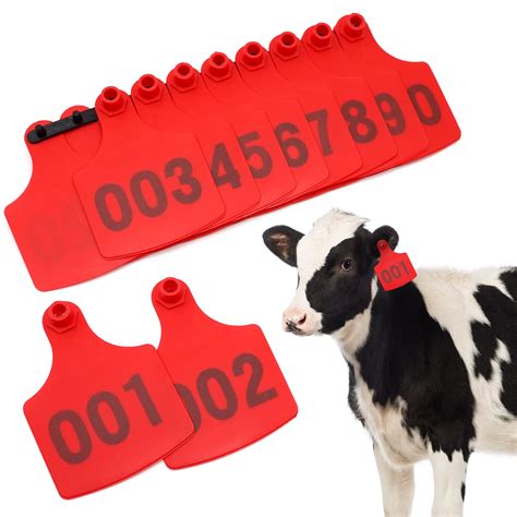 CATTLE EAR TAG - plastic ear tags - animal ear tag - RFID ear tags