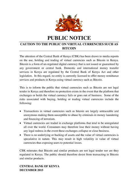 CAUTION TO THE PUBLIC ON VIRTUAL CURRENCIES SUCH …