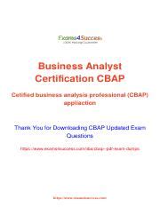 CBAP PDF Testsoftware