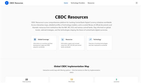 CBDC Resources - Complete Central Bank Digital Currency Hub - coolestguyplanet.net