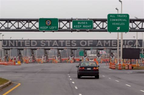 CBSA closes main border crossing between Montreal and New York due to broken road