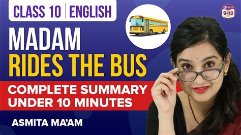 CBSE Class 10 English Madam Rides the Bus - Jagranjosh.com