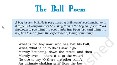 CBSE Class 10 English Poems Explanation, Summary