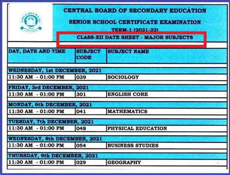 CBSE Class 12 Exam Pattern 2022 23 Science Commerce amp Arts cbse gov in