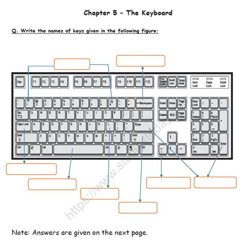 CBSE Class 2 Computers Keyboard Worksheet Worksheets Library