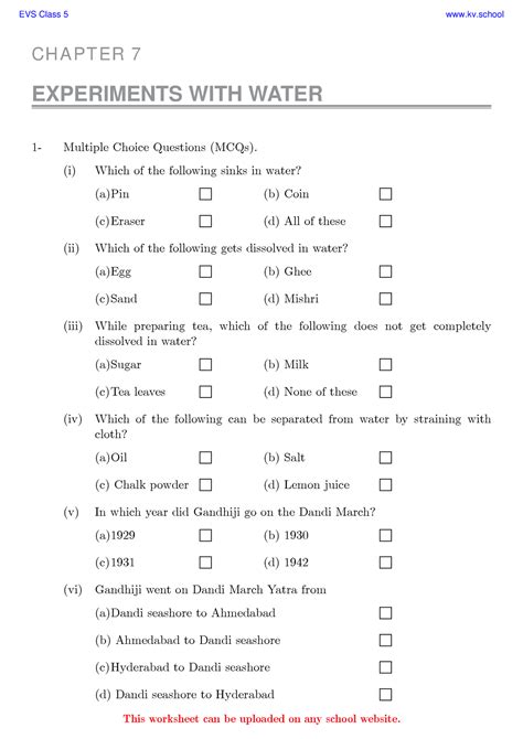 CBSE Class 5 EVS Worksheet Chapter 7 On The Move Again - PDF