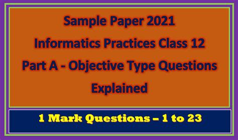 CBSE IP Sample Paper Class 12 - TutorialAICSIP