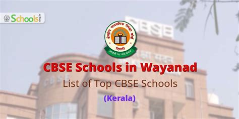 CBSE Schools in Wayanad & Top CBSE Schools Ranking In Wayanad …