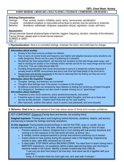 CBT Clinical Handbook, contains CTS-R summary