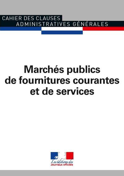 CCAG FOURNITURES COURANTES ET SERVICES PDF