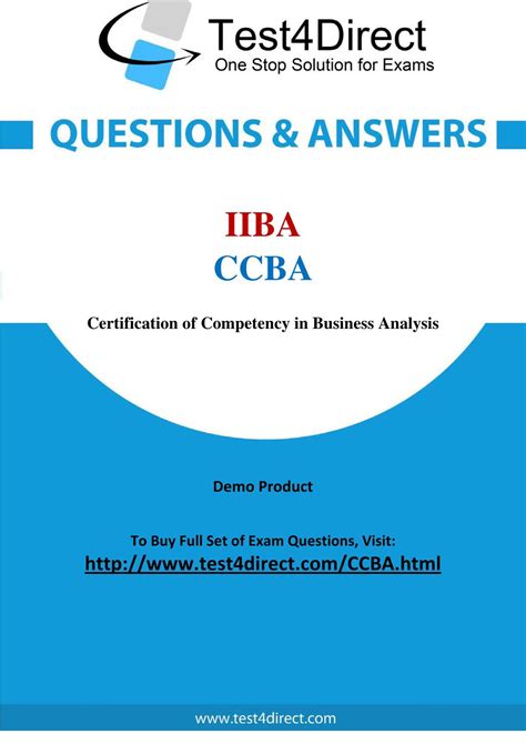 CCBA Exam Fragen