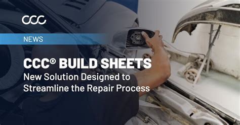 CCC Introduces CCC® Build Sheets with Detailed Vehicle Specifications