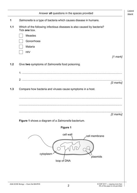 CCEA GCSE Biology Past Papers Exam Revision Booklets