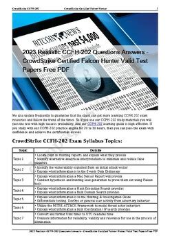 CCFH-202 Echte Fragen