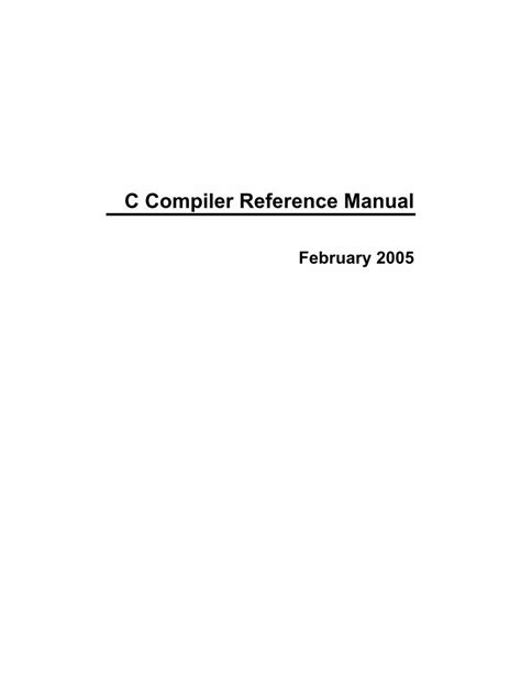 CCS - C Compiler Reference Manual PDF File Format - Scribd