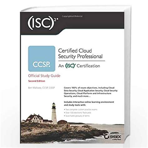 Read Ccsp Isc2 Certified Cloud Security Professional Official Study Guide By Ben Malisow