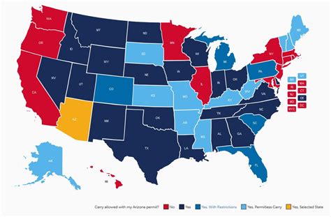 CCW Summaries by State Hammer Spear