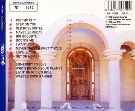 CD GREAT WHITE Psycho City FRANCE AXE KILLER REC. 1999 RE …