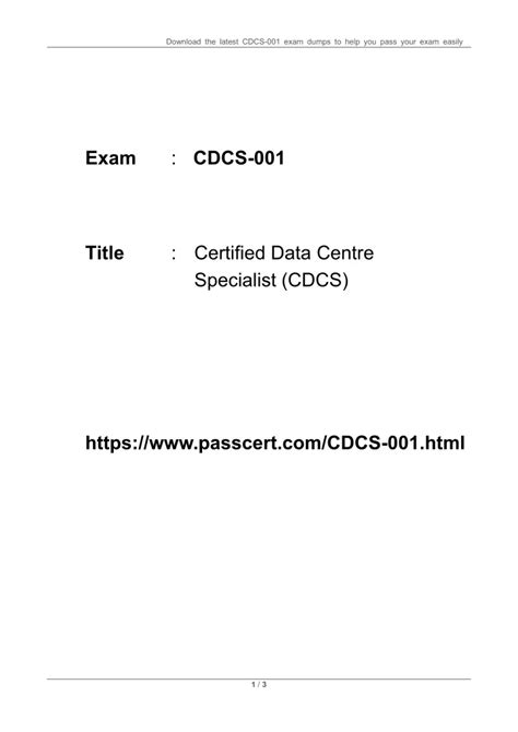 CDCS-001 Dumps.pdf