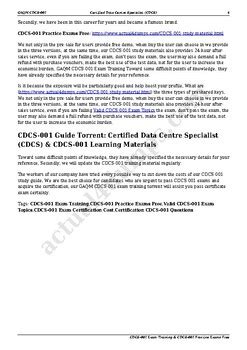 CDCS-001 PDF