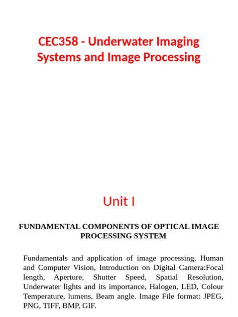 CEC358 - Unit 3: Fundamentals of Underwater Acoustics and Imaging ... - raincitystudios.com