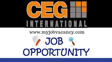 CEG Job Opportunities