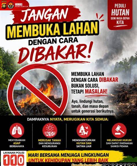 Cegah Karhutla, Warga Dilarang Bakar Lahan - raincitystudios.com