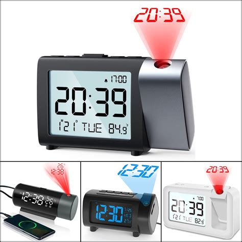 Ceiling Projection Alarm Clock | USB Charging & Vibrant Sound - raincitystudios.com