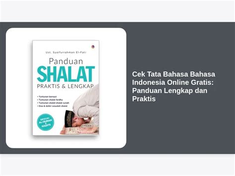 Cek Tata Bahasa & Ejaan Online Gratis | Alat Koreksi Tanda Baca - coolestguyplanet.net