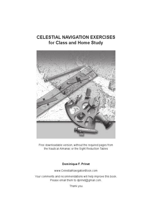 Celestial Navigation Exercises Manual - Scribd - wintechmobiles.com