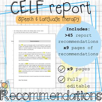 CELF5 Test Descriptions Language Testing Pinterest Speech pathology