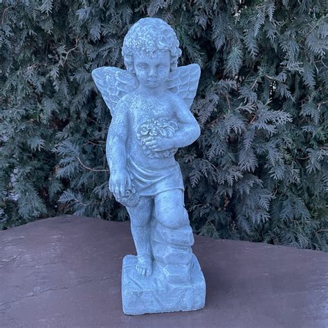 Cement Cherub Statue - Etsy - muktibox.com